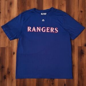 Majestic Texas Rangers Cool Base Tee‎ – Size L